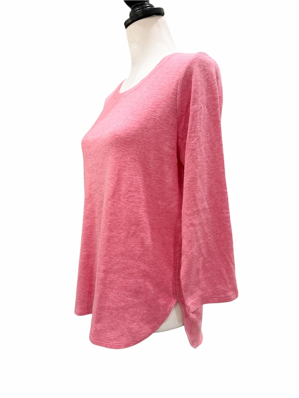 Tommy Bahama Ashby Isles Rib 3/4 Sleeve Tee Pink Heather Crewneck M NWT - Picture 7 of 12